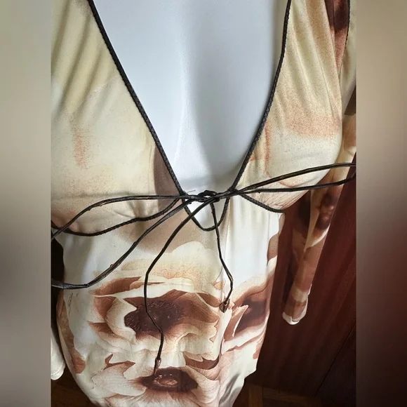 Vintage 1995s ,rare Fabulous ROBERTO CAVALLI lightweight dress with Logo. Size M - Picture 10 of 16